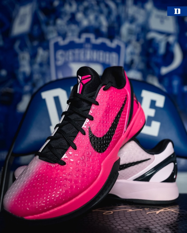 开云官网-杜克女篮晒出2.0版本抗乳腺癌配色kobe 6！这两极配色方案绝了！