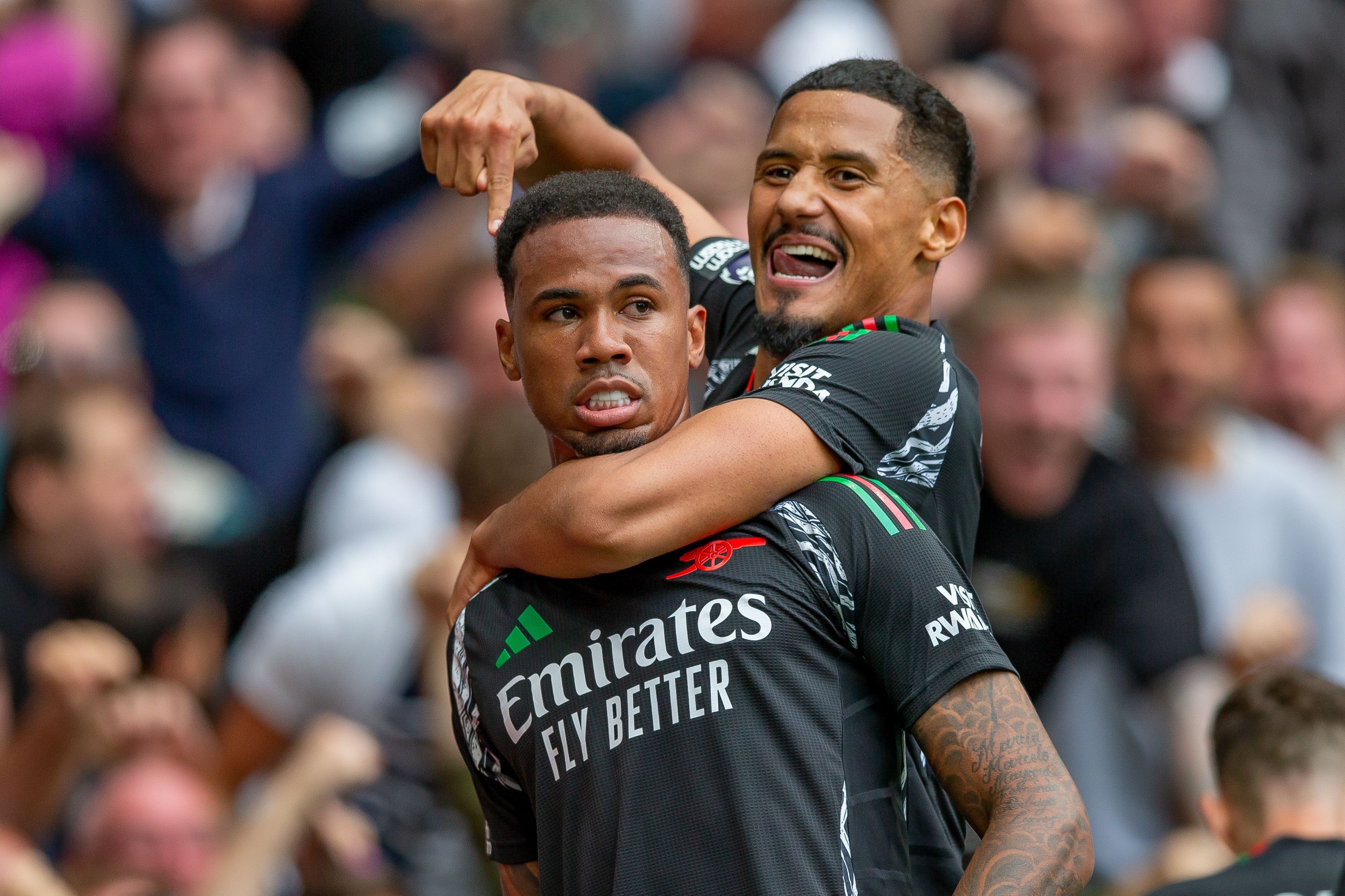 开云体育下载-邮报：萨利巴与加布已成为欧洲最全能中卫组合，是阿森纳冲冠基石